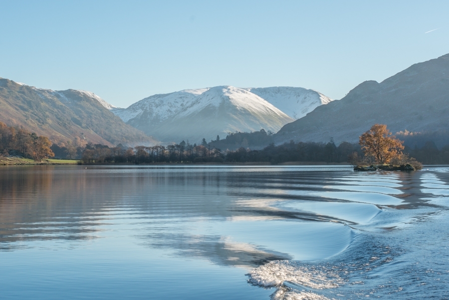 Ullswater Steamer The view from on-board the Ullswater Steamer