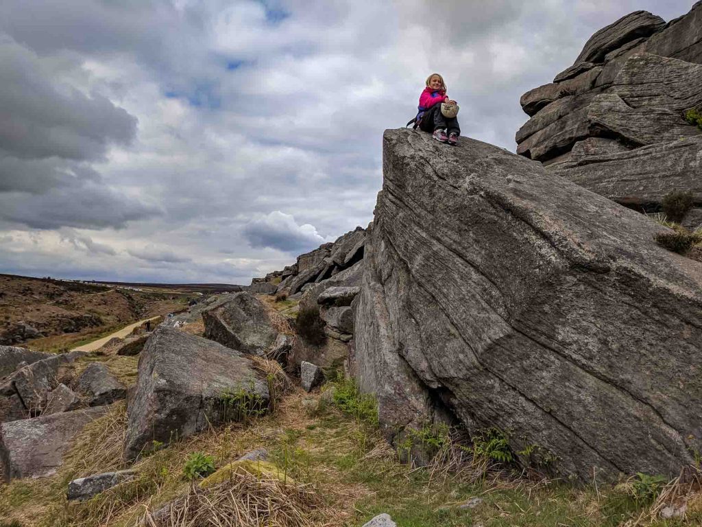 Peak Ropics Rocks Best Peak District rocks for kids to scramble in the Derbyshire Dales ...